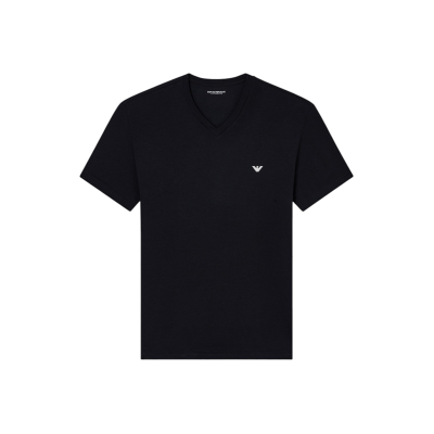 Giorgio Armani Emporio Armani für Herren. EM000380_AF14133 T-shirt Home V schwarz (S), Heimtextilien, Kurzarm Giorgio Armani Emporio Armani für Herren. EM000380_AF14133 T-shirt Home V schwarz (S), Heimtextilien, Kurzarm