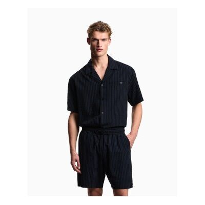 Giorgio Armani Emporio Armani für Herren. EM000683_AF20430 Bermudashorts Beach navy (M), Lässig, Lyocell, Marine Giorgio Armani Emporio Armani für Herren. EM000683_AF20430 Bermudashorts Beach navy (M), Lässig, Lyocell, Marine