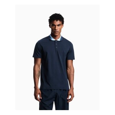 Giorgio Armani Emporio Armani für Herren. EM000571_AF20432 Polo Logoband navy (M), Lässig, Baumwolle, Kurzarm, Marine Giorgio Armani Emporio Armani für Herren. EM000571_AF20432 Polo Logoband navy (M), Lässig, Baumwolle, Kurzarm, Marine