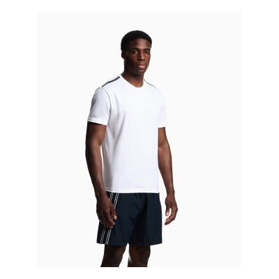 Giorgio Armani Emporio Armani für Herren. EM000574_AF20426 Intensiv-T-Shirt weiß (M), Lässig, Baumwolle, Kurzarm Giorgio Armani Emporio Armani für Herren. EM000574_AF20426 Intensiv-T-Shirt weiß (M), Lässig, Baumwolle, Kurzarm
