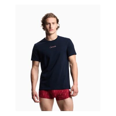 Giorgio Armani Emporio Armani für Herren. EM000377_AF19049 San Valentine T-shirt blau (M), Lässig, Baumwolle, Kurzarm Giorgio Armani Emporio Armani für Herren. EM000377_AF19049 San Valentine T-shirt blau (M), Lässig, Baumwolle, Kurzarm