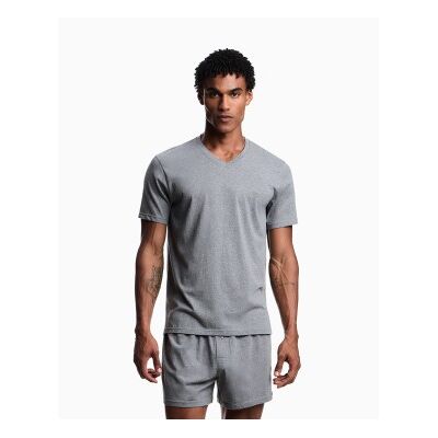 Giorgio Armani Emporio Armani für Herren. EM000378_AF20672 Style T-shirt grau (L), Lässig, Baumwolle, Kurzarm Giorgio Armani Emporio Armani für Herren. EM000378_AF20672 Style T-shirt grau (L), Lässig, Baumwolle, Kurzarm