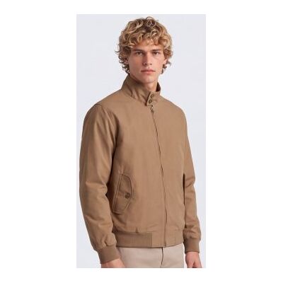 Fred Perry für Herren. J3341 Braune Harrington-Jacke (S), Lässig, Baumwolle Fred Perry für Herren. J3341 Braune Harrington-Jacke (S), Lässig, Baumwolle