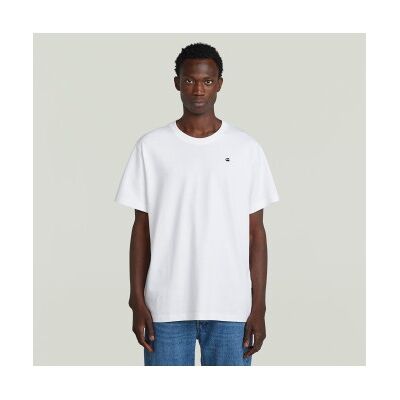 G-Star für Herren. D26839-C784-H751 T-shirt Rücken Fotodruck weiß (XS), Lässig, Baumwolle, Kurzarm G-Star für Herren. D26839-C784-H751 T-shirt Rücken Fotodruck weiß (XS), Lässig, Baumwolle, Kurzarm