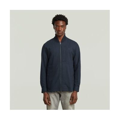 G-Star für Herren. D26813-D750-C742 Bomberjacke Kragen Zip navy (S), Lässig, Baumwolle, Marine G-Star für Herren. D26813-D750-C742 Bomberjacke Kragen Zip navy (S), Lässig, Baumwolle, Marine