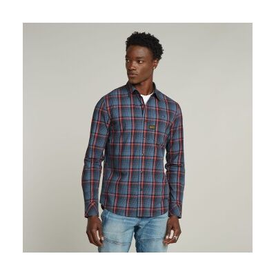 G-Star für Herren. D23553-D412-H042 Hemd Bristum 2.0 Slim blau (S), Lässig, Baumwolle, Langarm G-Star für Herren. D23553-D412-H042 Hemd Bristum 2.0 Slim blau (S), Lässig, Baumwolle, Langarm