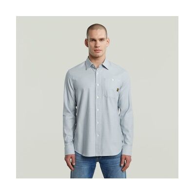 G-Star für Herren. D23553-E071-H531 Hemd Bristum 2.0 Slim blau (S), Lässig, Baumwolle, Langarm G-Star für Herren. D23553-E071-H531 Hemd Bristum 2.0 Slim blau (S), Lässig, Baumwolle, Langarm