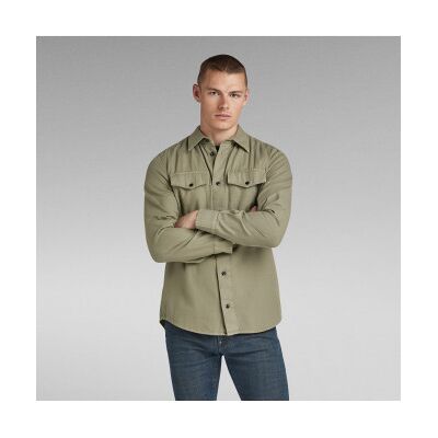 G-Star für Herren. D24963-D454-B681 Marine Slim Hemd grün (XXS), Lässig, Baumwolle, Langarm G-Star für Herren. D24963-D454-B681 Marine Slim Hemd grün (XXS), Lässig, Baumwolle, Langarm