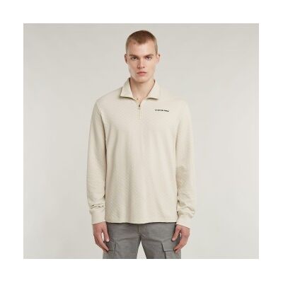 G-Star für Herren. D26619-D965-1603 Checquard-T-Shirt weiß (L), Lässig, Langarm, Bio-Baumwolle, Nachhaltig G-Star für Herren. D26619-D965-1603 Checquard-T-Shirt weiß (L), Lässig, Langarm, Bio-Baumwolle, Nachhaltig