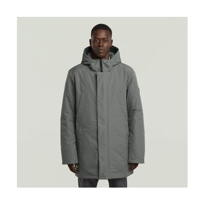 G-Star für Herren. D27786-D908-1260 Parka Clean Vodan grau (M), Lässig, Polyester G-Star für Herren. D27786-D908-1260 Parka Clean Vodan grau (M), Lässig, Polyester