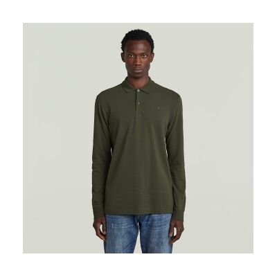 G-Star für Herren. D27683-5864-995 Polo Dunda Slim grün (S), Lässig, Baumwolle, Langarm G-Star für Herren. D27683-5864-995 Polo Dunda Slim grün (S), Lässig, Baumwolle, Langarm
