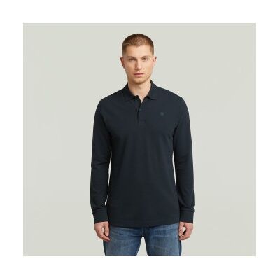G-Star für Herren. D27683-5864-C742 Polo Dunda Slim navy (XS), Lässig, Baumwolle, Langarm, Marine G-Star für Herren. D27683-5864-C742 Polo Dunda Slim navy (XS), Lässig, Baumwolle, Langarm, Marine