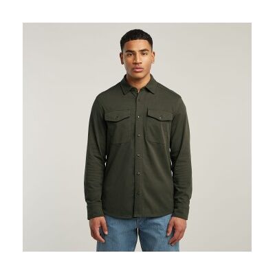 G-Star für Herren. D26765-C784-995 Jersey Shirt Marine Taschen grün (M), Lässig, Baumwolle, Langarm G-Star für Herren. D26765-C784-995 Jersey Shirt Marine Taschen grün (M), Lässig, Baumwolle, Langarm