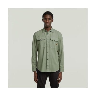 G-Star für Herren. D24963-D454-B565 Marine Slim Hemd grün (S), Lässig, Baumwolle, Langarm, Nachhaltig, Recycelte Baumwolle G-Star für Herren. D24963-D454-B565 Marine Slim Hemd grün (S), Lässig, Baumwolle, Langarm, Nachhaltig, Recycelte Baumwolle