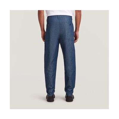 G-Star für Herren. D24543-D303-001 Plissierte Chino Relaxed Tapered Hose blau (28/32), Lässig, Baumwolle G-Star für Herren. D24543-D303-001 Plissierte Chino Relaxed Tapered Hose blau (28/32), Lässig, Baumwolle