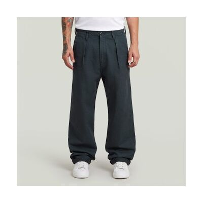 G-Star für Herren. D26126-D752-D418 Plissierte Chino Entspannte marineblaue Hose (33/32), Lässig, Baumwolle G-Star für Herren. D26126-D752-D418 Plissierte Chino Entspannte marineblaue Hose (33/32), Lässig, Baumwolle