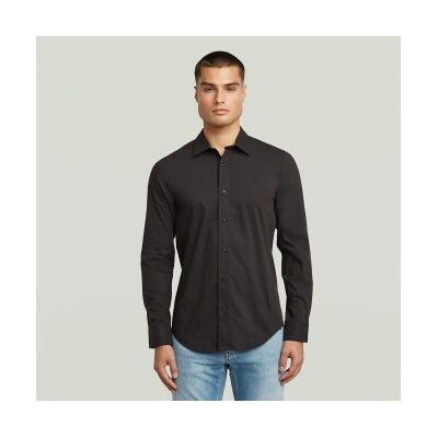 G-Star für Herren. D25176-D321-6484 Uniform Slim Shirt schwarz (L), Lässig, Langarm, Bio-Baumwolle, Nachhaltig G-Star für Herren. D25176-D321-6484 Uniform Slim Shirt schwarz (L), Lässig, Langarm, Bio-Baumwolle, Nachhaltig