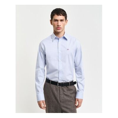 Gant für Herren. 3240171 Slim Fit Popeline Stretch Popeline Hemd blau (XL), Lässig, Baumwolle, Langarm Gant für Herren. 3240171 Slim Fit Popeline Stretch Popeline Hemd blau (XL), Lässig, Baumwolle, Langarm