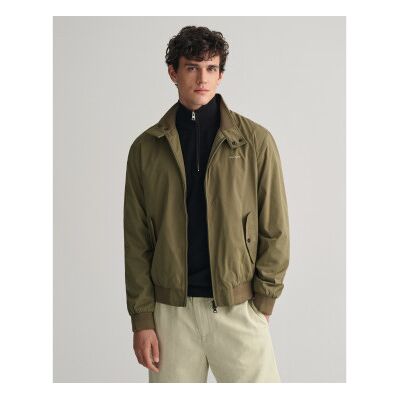 Gant für Herren. 7006381 Leichte Harrington Jacke grün (L), Lässig, Langarm, Recyceltes Polyester, Nachhaltig Gant für Herren. 7006381 Leichte Harrington Jacke grün (L), Lässig, Langarm, Recyceltes Polyester, Nachhaltig