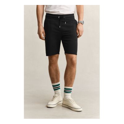 Gant für Herren. 2009027 Sportshorts Shield schwarz (L), Lässig, Baumwolle Gant für Herren. 2009027 Sportshorts Shield schwarz (L), Lässig, Baumwolle