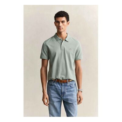 Gant für Herren. 2210 Regular Fit Polo grün (XXL), Lässig, Baumwolle, Kurzarm Gant für Herren. 2210 Regular Fit Polo grün (XXL), Lässig, Baumwolle, Kurzarm