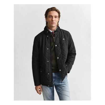 Gant für Herren. 7006497 Jacke Quilted Windcheater Mid schwarz (S), Lässig, Klassisch, Polyester Gant für Herren. 7006497 Jacke Quilted Windcheater Mid schwarz (S), Lässig, Klassisch, Polyester