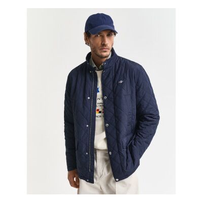 Gant für Herren. 7006497 Gesteppte Windjacke navy (XXL), Lässig, Polyester, Marine Gant für Herren. 7006497 Gesteppte Windjacke navy (XXL), Lässig, Polyester, Marine