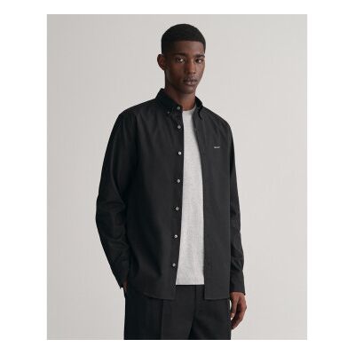 Gant für Herren. 3000300 Pinpoint Regular Fit Oxford Hemd schwarz (3XL), Lässig, Party, Baumwolle, Klassisch, Langarm Gant für Herren. 3000300 Pinpoint Regular Fit Oxford Hemd schwarz (3XL), Lässig, Party, Baumwolle, Klassisch, Langarm