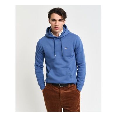 Gant für Herren. 2007058 Shield Hoodie blau (M), Lässig, Baumwolle Gant für Herren. 2007058 Shield Hoodie blau (M), Lässig, Baumwolle
