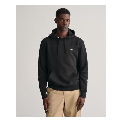 Gant für Herren. 2007058 Sweatshirt mit Kapuze und schwarzem Schild (XL), Lässig, Baumwolle, Langarm Gant für Herren. 2007058 Sweatshirt mit Kapuze und schwarzem Schild (XL), Lässig, Baumwolle, Langarm