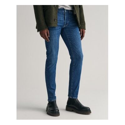 Gant für Herren. 1000264 Jeans Extra Slim Fit Active Recover blau (32/32), Lässig, Baumwolle, Denim Gant für Herren. 1000264 Jeans Extra Slim Fit Active Recover blau (32/32), Lässig, Baumwolle, Denim