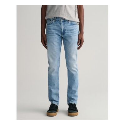 Gant für Herren. 1000260 Blaue Slim Fit Jeans (32/32), Lässig, Baumwolle, Denim, Nachhaltig Gant für Herren. 1000260 Blaue Slim Fit Jeans (32/32), Lässig, Baumwolle, Denim, Nachhaltig