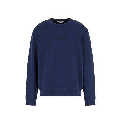 Guess für Herren. M6RQ42KAYM2 Scuba-Pullover blau (XL), Lässig, Modal Guess für Herren. M6RQ42KAYM2 Scuba-Pullover blau (XL), Lässig, Modal