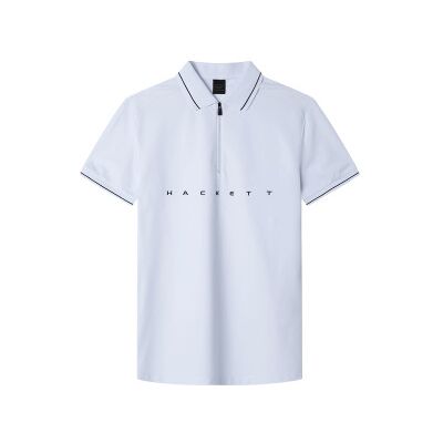 Hackett London für Herren. HM563408 Klassisch geschnittenes Sport-Poloshirt weiß (XS), Lässig, Baumwolle, Kurzarm Hackett London für Herren. HM563408 Klassisch geschnittenes Sport-Poloshirt weiß (XS), Lässig, Baumwolle, Kurzarm