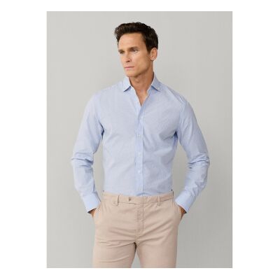 Hackett London für Herren. HM3010538 Popeline-Hemd City Fit klassisch blau (XL), Lässig, Baumwolle, Langarm Hackett London für Herren. HM3010538 Popeline-Hemd City Fit klassisch blau (XL), Lässig, Baumwolle, Langarm