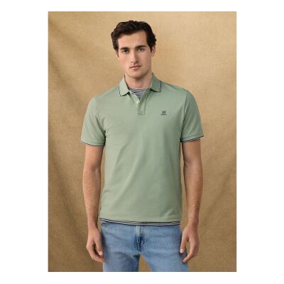 Hackett London für Herren. HM5600136 Heritage Fit Klassisches grünes Poloshirt (XXL), Lässig, Baumwolle, Kurzarm Hackett London für Herren. HM5600136 Heritage Fit Klassisches grünes Poloshirt (XXL), Lässig, Baumwolle, Kurzarm