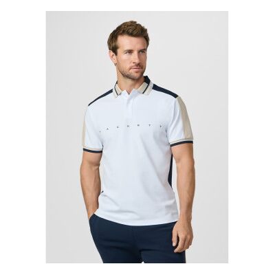 Hackett London für Herren. HM5600118 Polo Multi Fit Klassisch weiß (L), Lässig, Sportlich, Baumwolle, Kurzarm Hackett London für Herren. HM5600118 Polo Multi Fit Klassisch weiß (L), Lässig, Sportlich, Baumwolle, Kurzarm