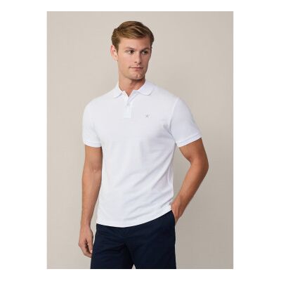 Hackett London für Herren. HM562363 Polo piqué fit slim fit weiß (M), Lässig, Baumwolle, Kurzarm Hackett London für Herren. HM562363 Polo piqué fit slim fit weiß (M), Lässig, Baumwolle, Kurzarm