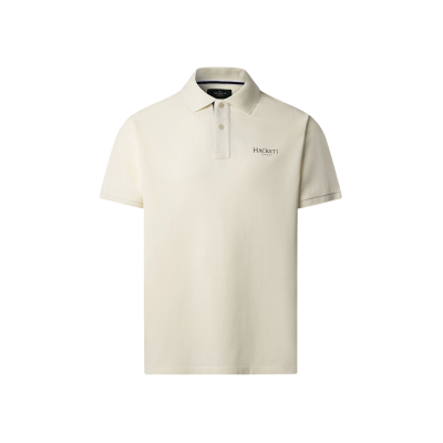 Hackett London für Herren. HM5600091 Heritage Ess Poloshirt weiß (XS), Lässig, Baumwolle, Kurzarm Hackett London für Herren. HM5600091 Heritage Ess Poloshirt weiß (XS), Lässig, Baumwolle, Kurzarm