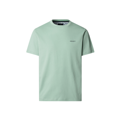 Hackett London für Herren. HM5000092 Insel-T-Shirt grün (XS), Lässig, Baumwolle, Kurzarm Hackett London für Herren. HM5000092 Insel-T-Shirt grün (XS), Lässig, Baumwolle, Kurzarm