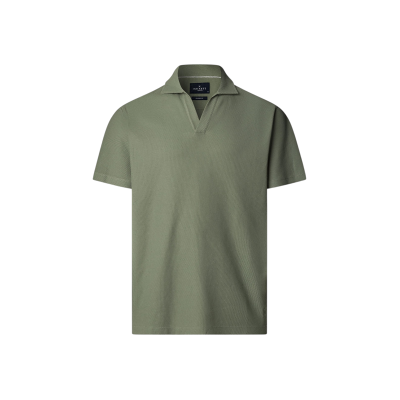 Hackett London für Herren. HM5600129 Grünes Poloshirt mit Textur (M), Lässig, Baumwolle, Kurzarm Hackett London für Herren. HM5600129 Grünes Poloshirt mit Textur (M), Lässig, Baumwolle, Kurzarm