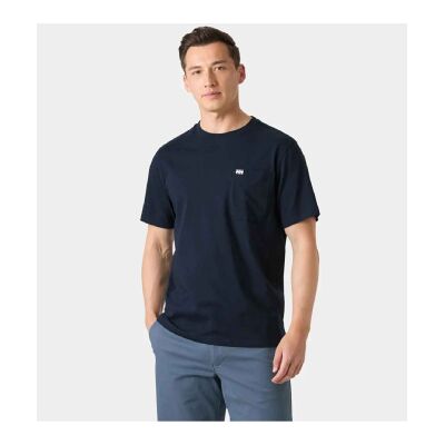 Helly Hansen für Herren. 54530 Hudson navy T-Shirt (M), Lässig, Baumwolle, Kurzarm, Marine Helly Hansen für Herren. 54530 Hudson navy T-Shirt (M), Lässig, Baumwolle, Kurzarm, Marine