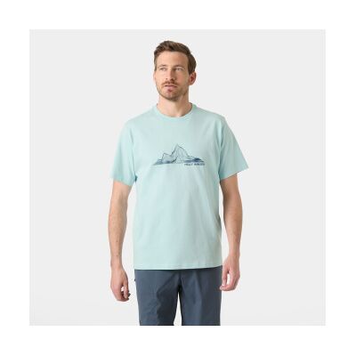 Helly Hansen für Herren. 54600 T-Shirt Massiv blau (S), Lässig, Baumwolle, Kurzarm Helly Hansen für Herren. 54600 T-Shirt Massiv blau (S), Lässig, Baumwolle, Kurzarm