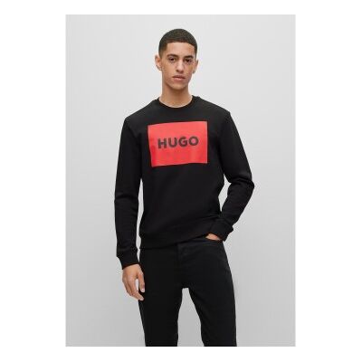 HUGO für Herren. 50467944 Duragol Sweatshirt schwarz (XL), Lässig, Baumwolle, Langarm, Nachhaltig HUGO für Herren. 50467944 Duragol Sweatshirt schwarz (XL), Lässig, Baumwolle, Langarm, Nachhaltig