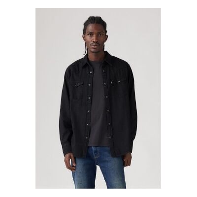 Levi's für Herren. 85744-0002 Barstow Hemd schwarz (XS), Lässig, Baumwolle, Denim, Langarm Levi's für Herren. 85744-0002 Barstow Hemd schwarz (XS), Lässig, Baumwolle, Denim, Langarm