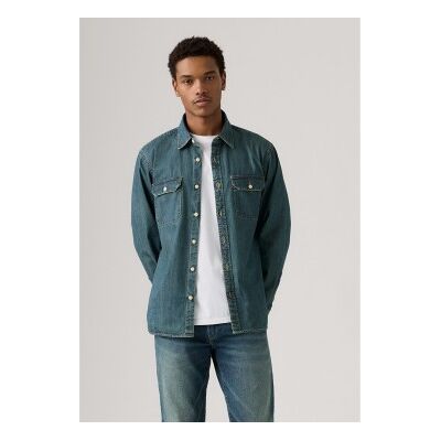 Levi's für Herren. 19573-0269 Jackson Arbeiterhemd blau (S), Lässig, Baumwolle, Langarm Levi's für Herren. 19573-0269 Jackson Arbeiterhemd blau (S), Lässig, Baumwolle, Langarm
