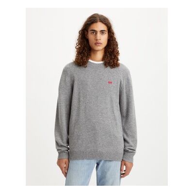 Levi's für Herren. A4320-0000 Original Housemark grauer Pullover (XXL), Lässig, Wolle, Langarm Levi's für Herren. A4320-0000 Original Housemark grauer Pullover (XXL), Lässig, Wolle, Langarm