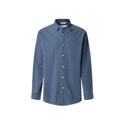 Pepe Jeans für Herren. PM3091187 Penn blaues Hemd (M), Lässig, Baumwolle, Langarm Pepe Jeans für Herren. PM3091187 Penn blaues Hemd (M), Lässig, Baumwolle, Langarm