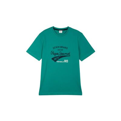 Pepe Jeans für Herren. PM5010364 Giles T-shirt grün (XL), Lässig, Baumwolle, Kurzarm Pepe Jeans für Herren. PM5010364 Giles T-shirt grün (XL), Lässig, Baumwolle, Kurzarm
