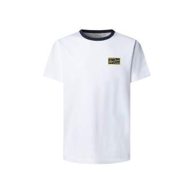 Pepe Jeans für Herren. PM5010320 Soren T-shirt weiß (M), Lässig, Baumwolle, Kurzarm Pepe Jeans für Herren. PM5010320 Soren T-shirt weiß (M), Lässig, Baumwolle, Kurzarm